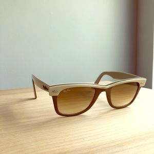 Wayfarer II Two-Tone Plastic Sunglasses